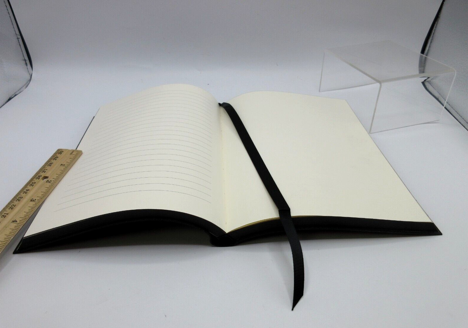 Sketch Write Sketchbook and Journal Leather Cover 7×9″ Graphic Image BLACK