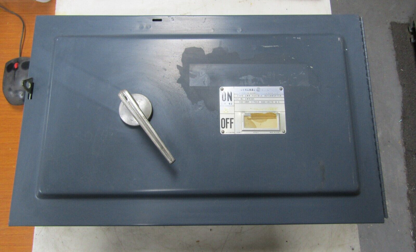 💥GE GENERAL ELECTRIC 400 AMP FUSIBLE INTERRUPTER 3 POLE 600 VAC QMR365