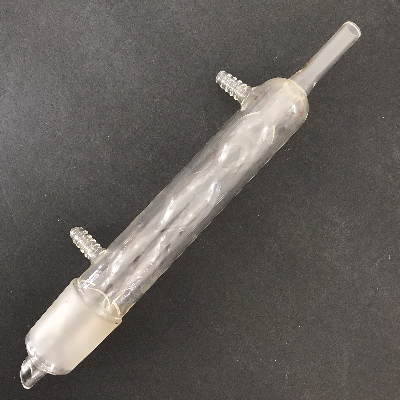 PYREX Glass 19/38 3-Bulb Allihn Condenser Palmetto Scientific Glass Co