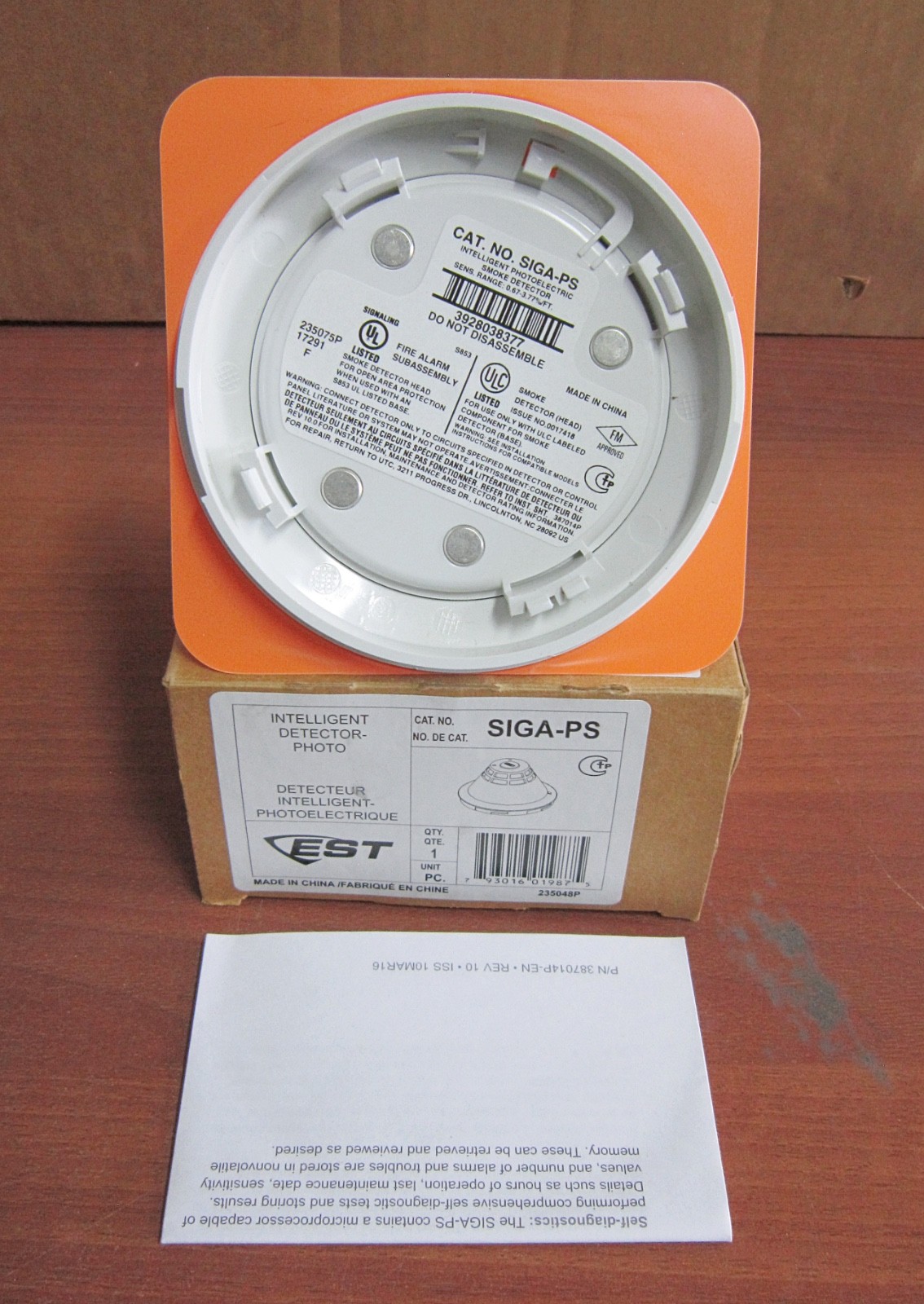 NEW Edward SIGA-PHS 3D Multi-Sensor Photoelectric Smoke/Heat Detector Fire Alarm