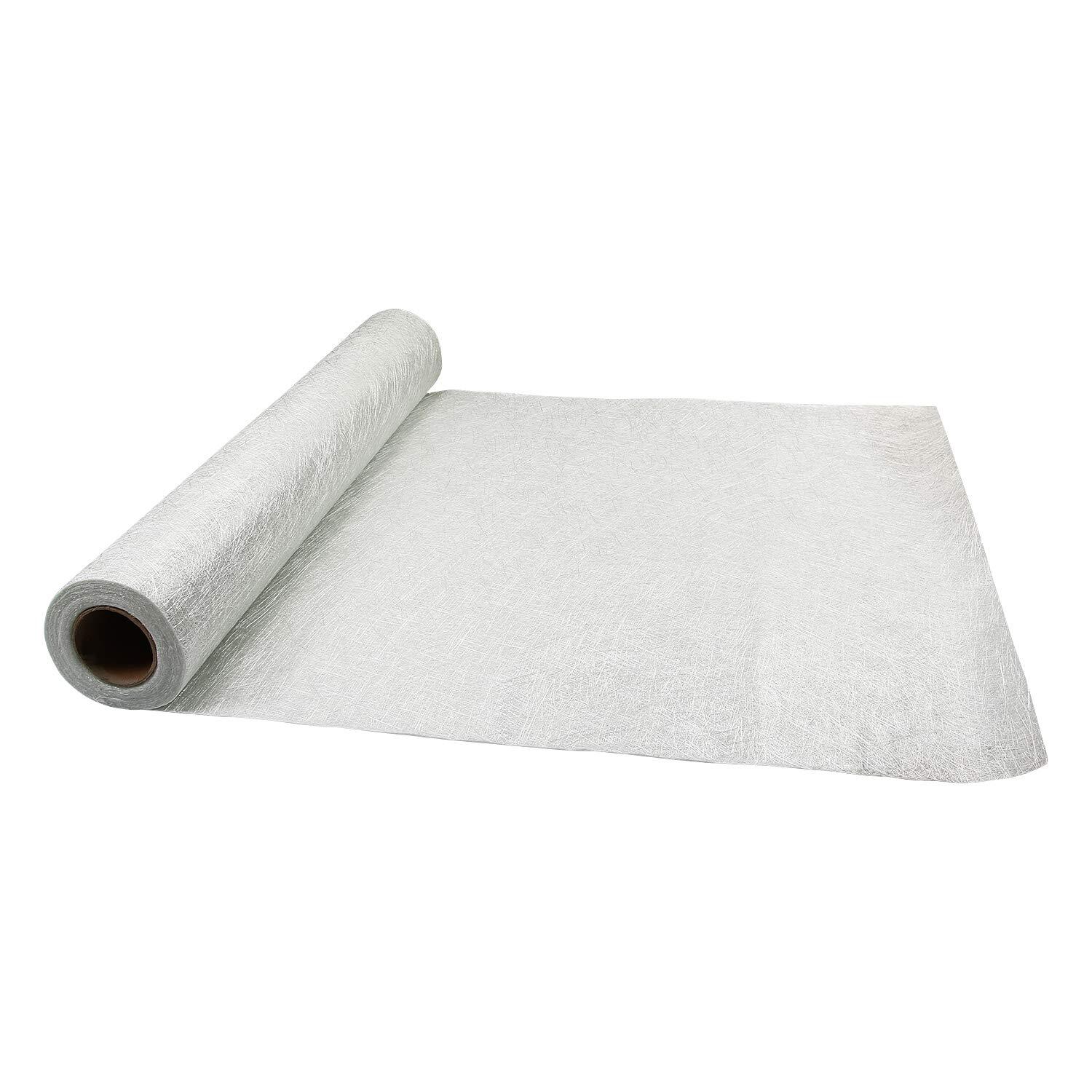 9.5 OZ White Glass Fiber Cloth Mesh 39» x 11 Yards Woven Roving Glass Fiber