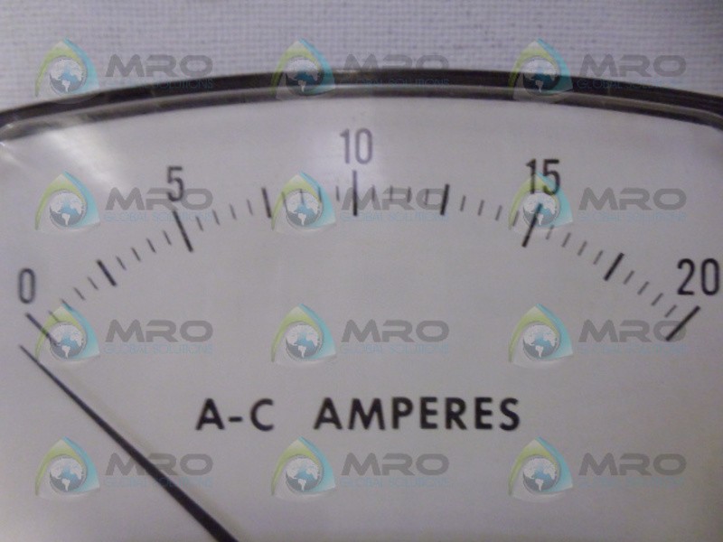 YOKOGAWA 250400HE PANELMETER 0-20A NSMP