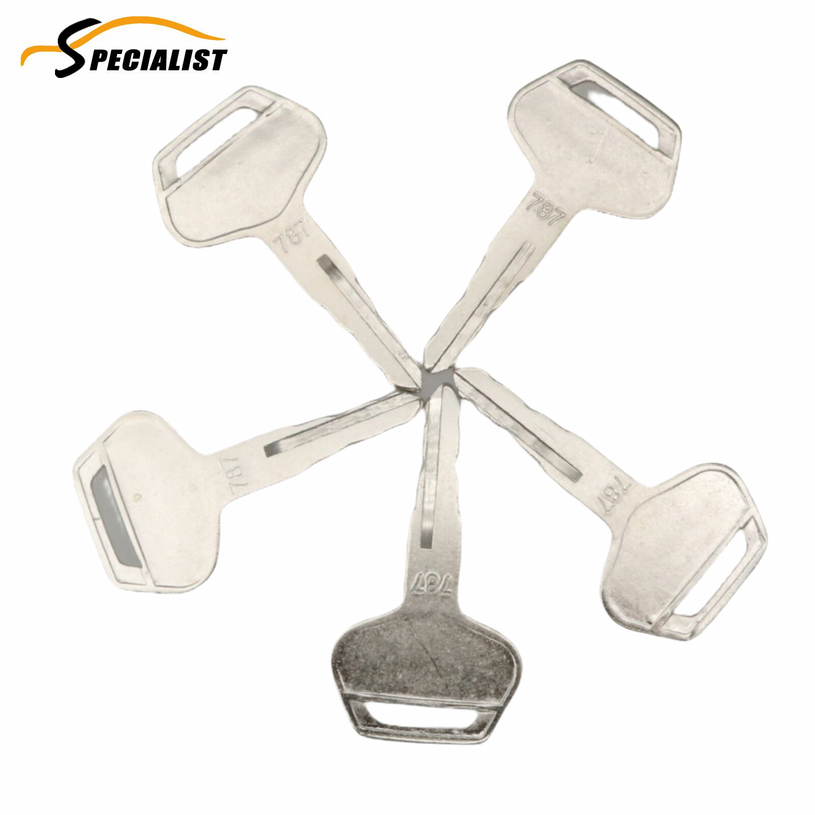 10pcs Keys 787 For Komatsu Heavy Equipment Key Excavator Dozer Loader Backhoe