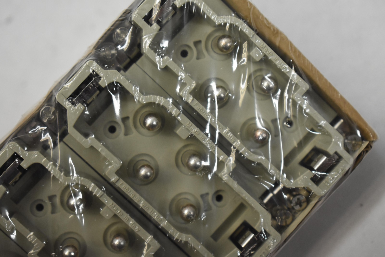 ILME CXM 4/0 4-Pole 80A Screw Insert Connector Blocks Gray Qty 5 600V Italy