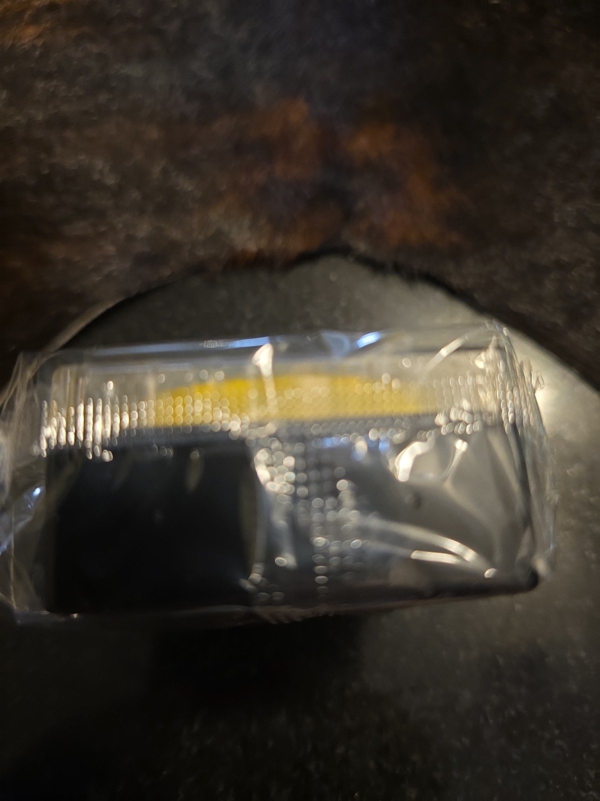 PANDUIT T100X000BXM-BK Cassette, Continuous Tape, Vinyl, 24mmx9m Black On Yellow