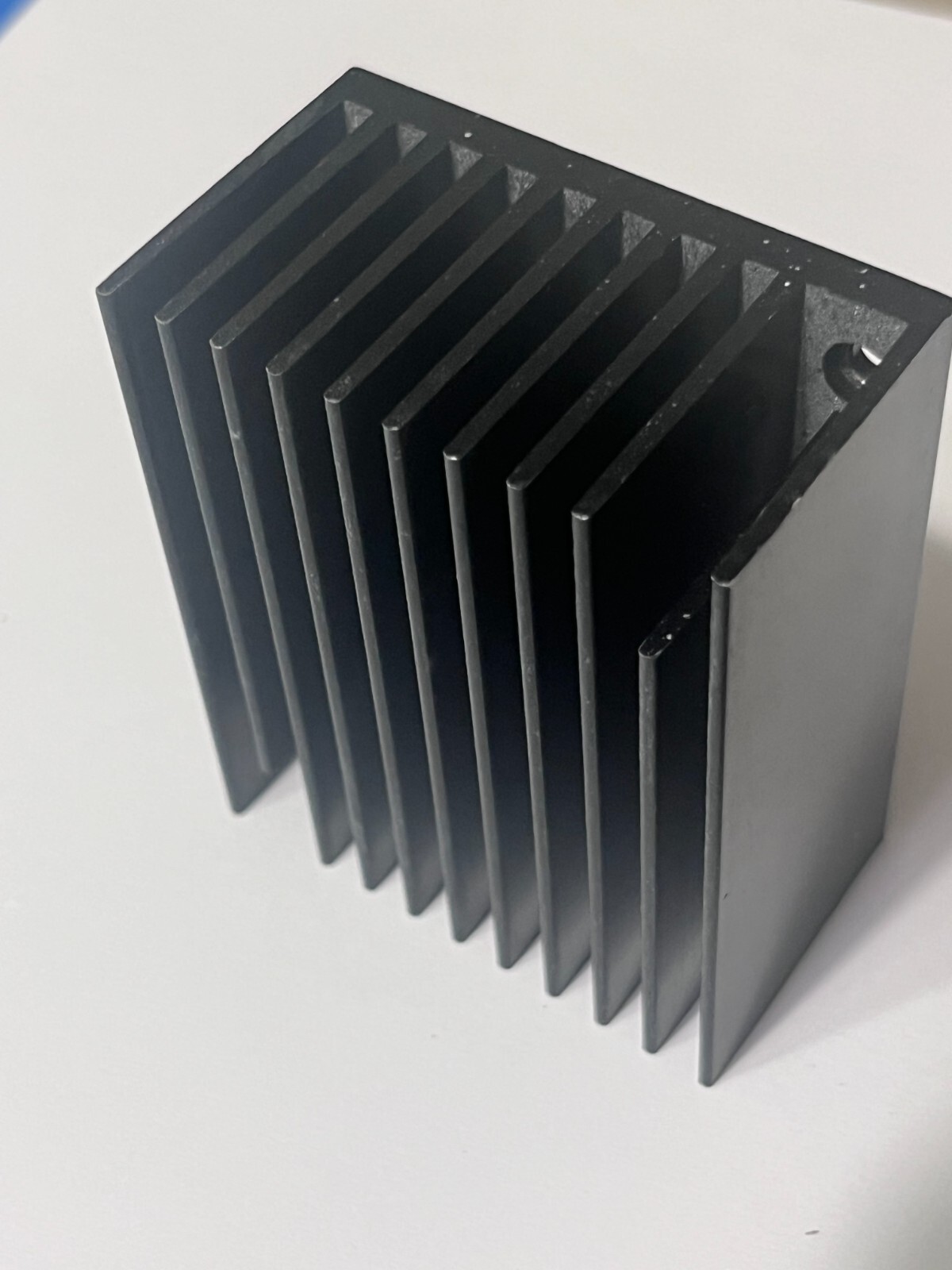 Aluminum Black Powder Coated Finish Heatsink