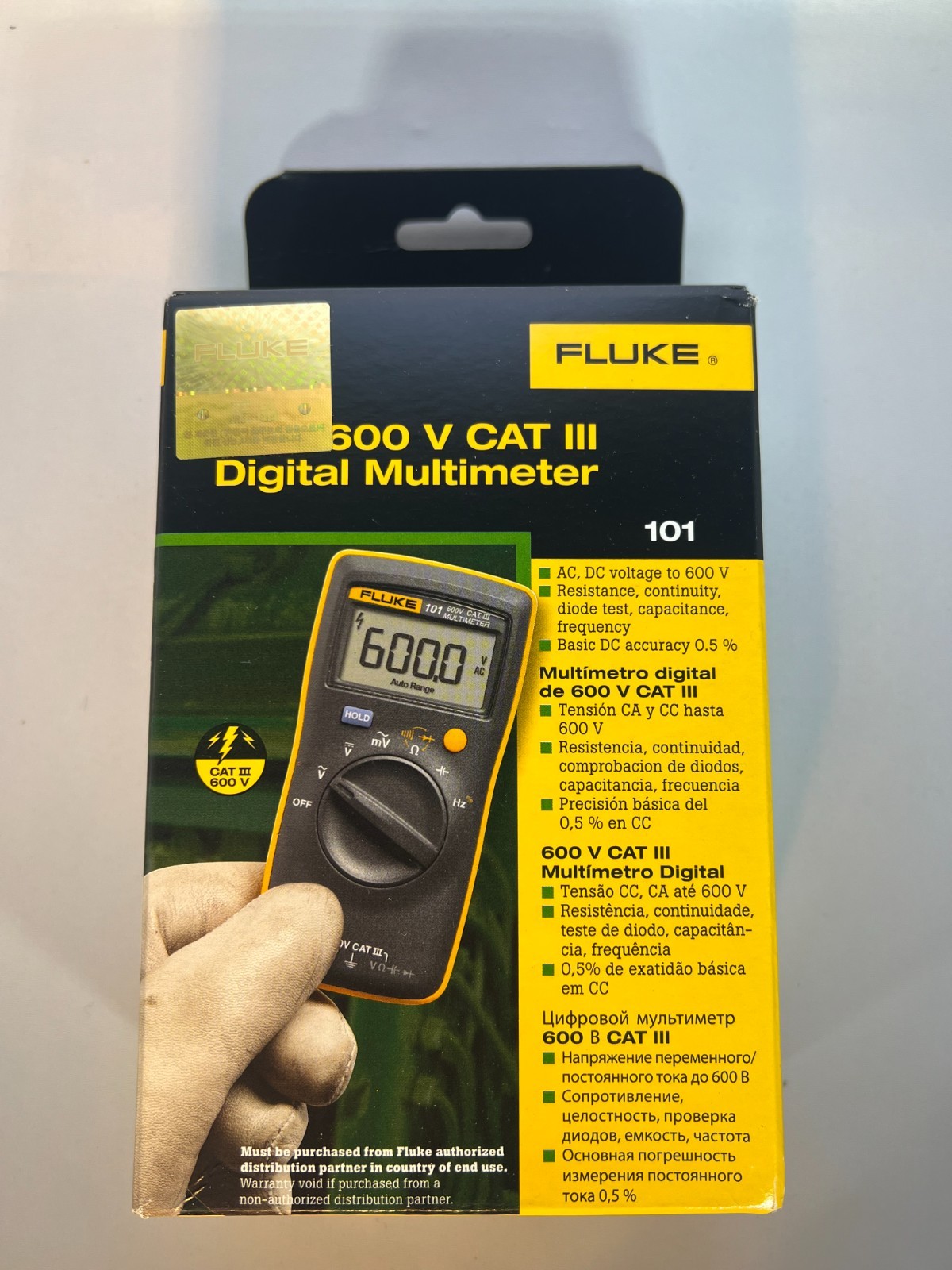 Fluke 101 Basic Digital Multimeter BRAND NEW, NEVER USED!