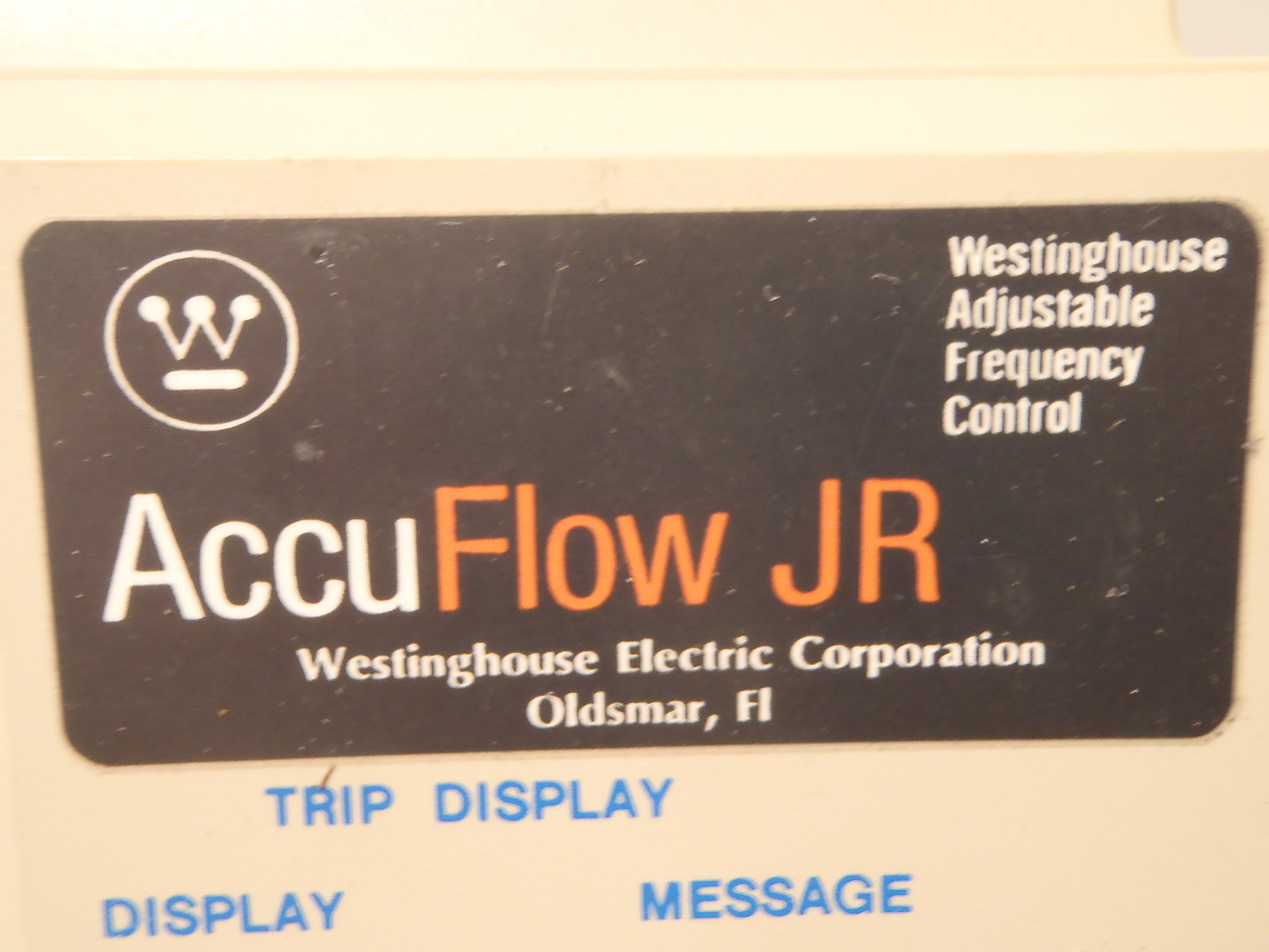 CT4031 Accu Flow JR Westinghouse Adjustable Frequency Control