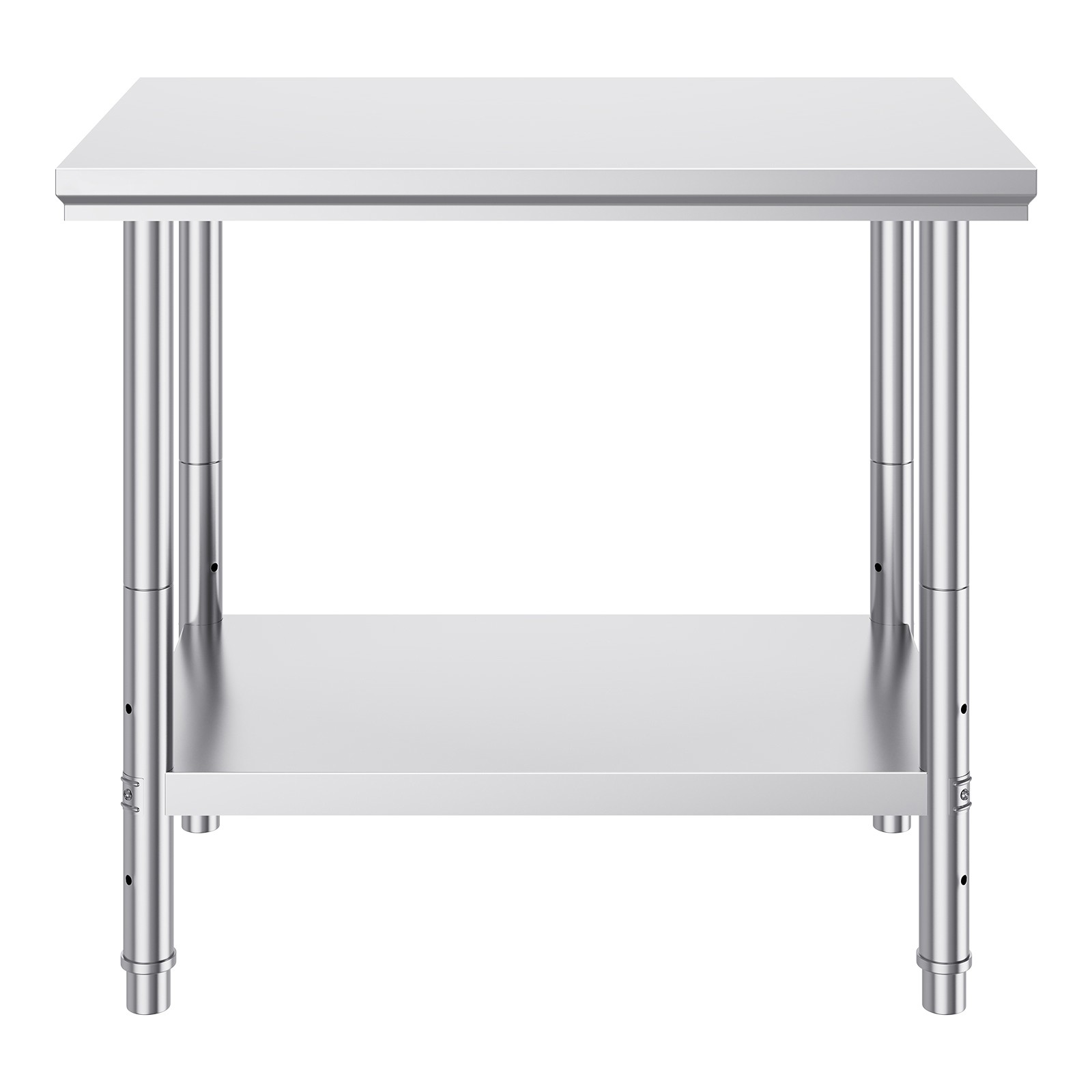 Uimoso Stainless Steel Commercial Prep Table for Kitchen, 90x60x80 cm