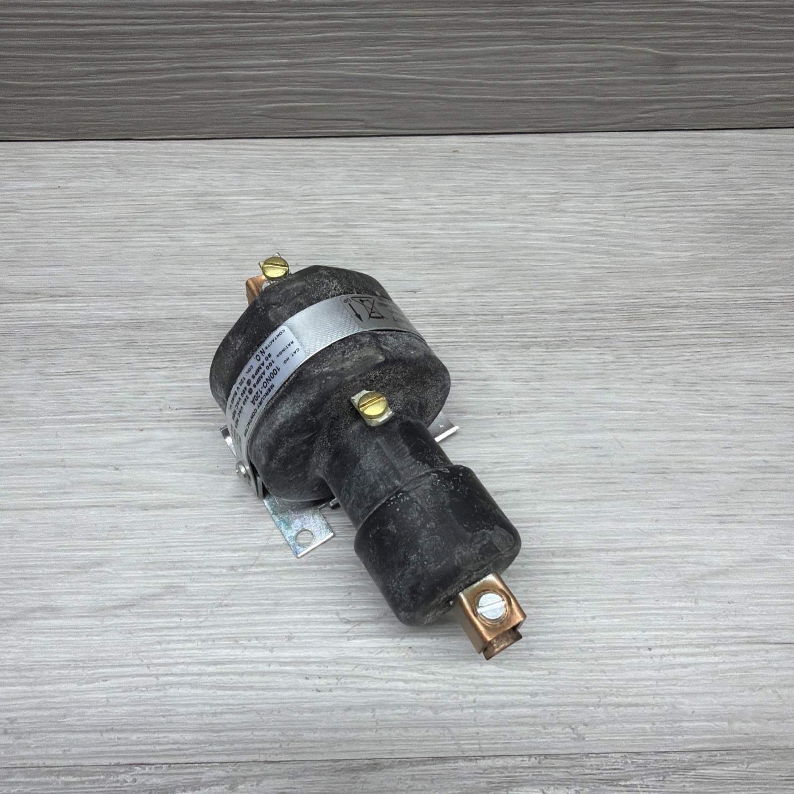 MDI 100NO-120A Mercury Contactor, 1-Pole 100A @ 240V 80A @ 480V, 120VAC Coil