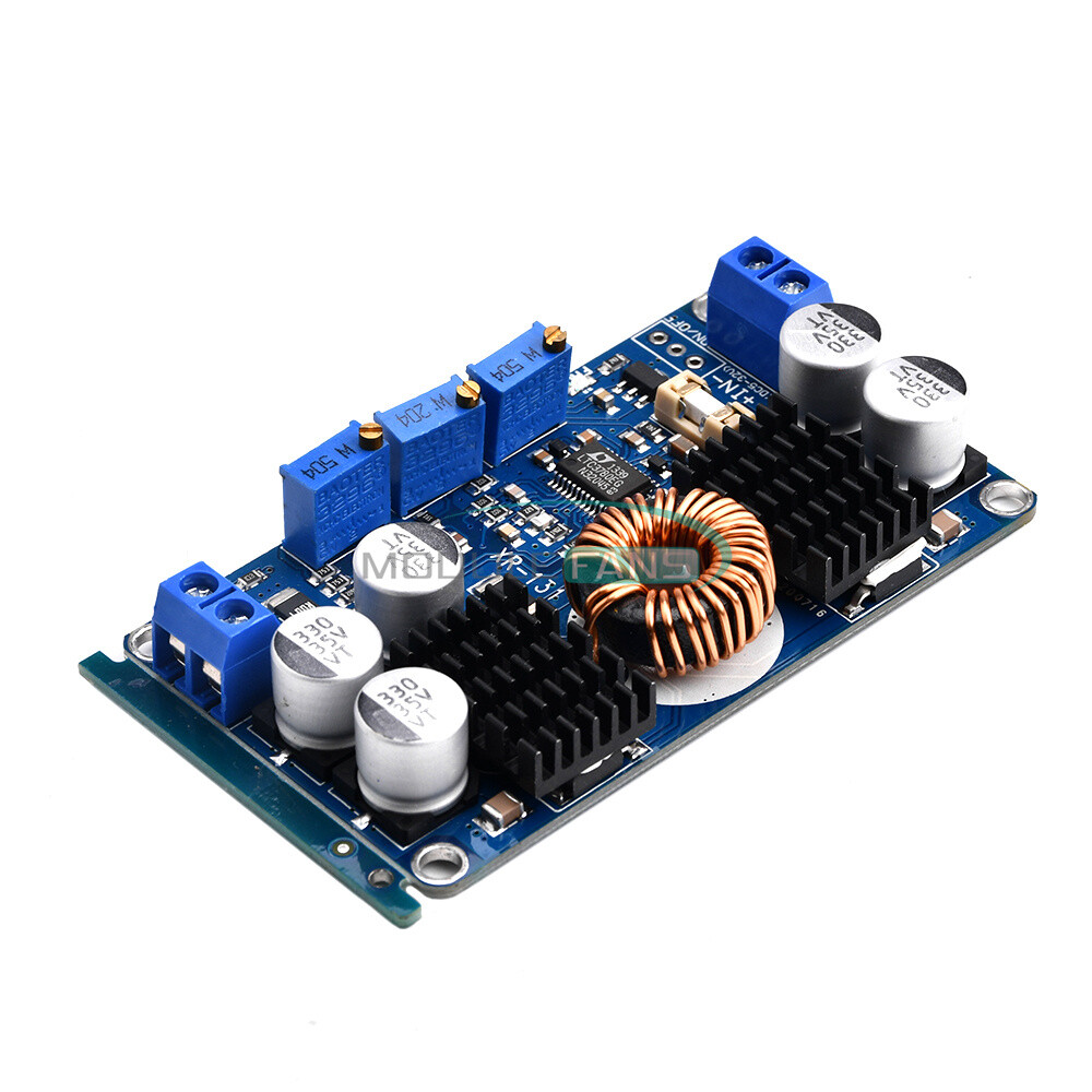 DC 5V-32V to 1V-30V 10A Automatic Step Up Down Regulator Charging Module LTC3780