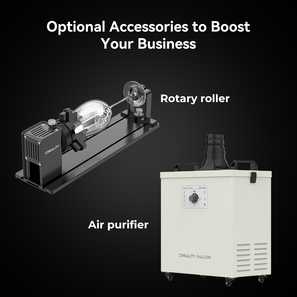 【Refurbished】Creality Falcon2 Pro 60W Laser Engraver Camera for Auto-positioning