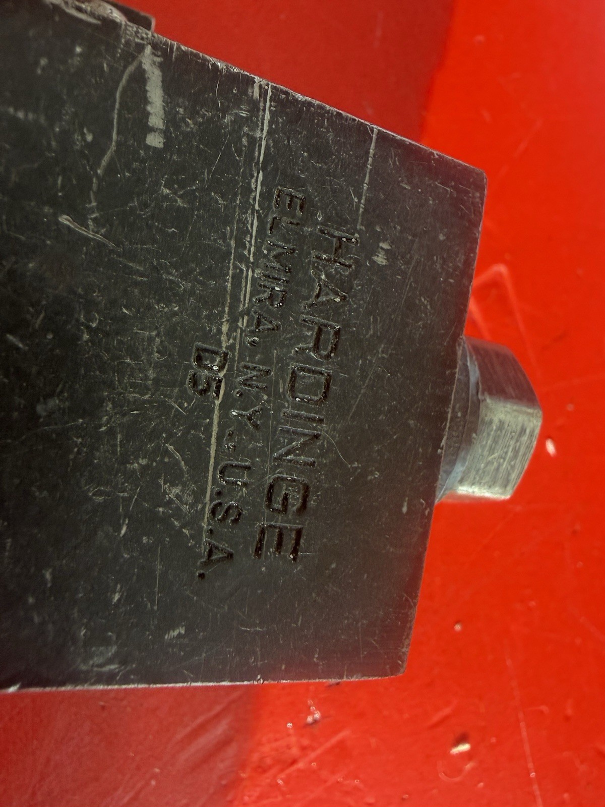 Hardinge D5 Tool post And L19 Cutoff Holder