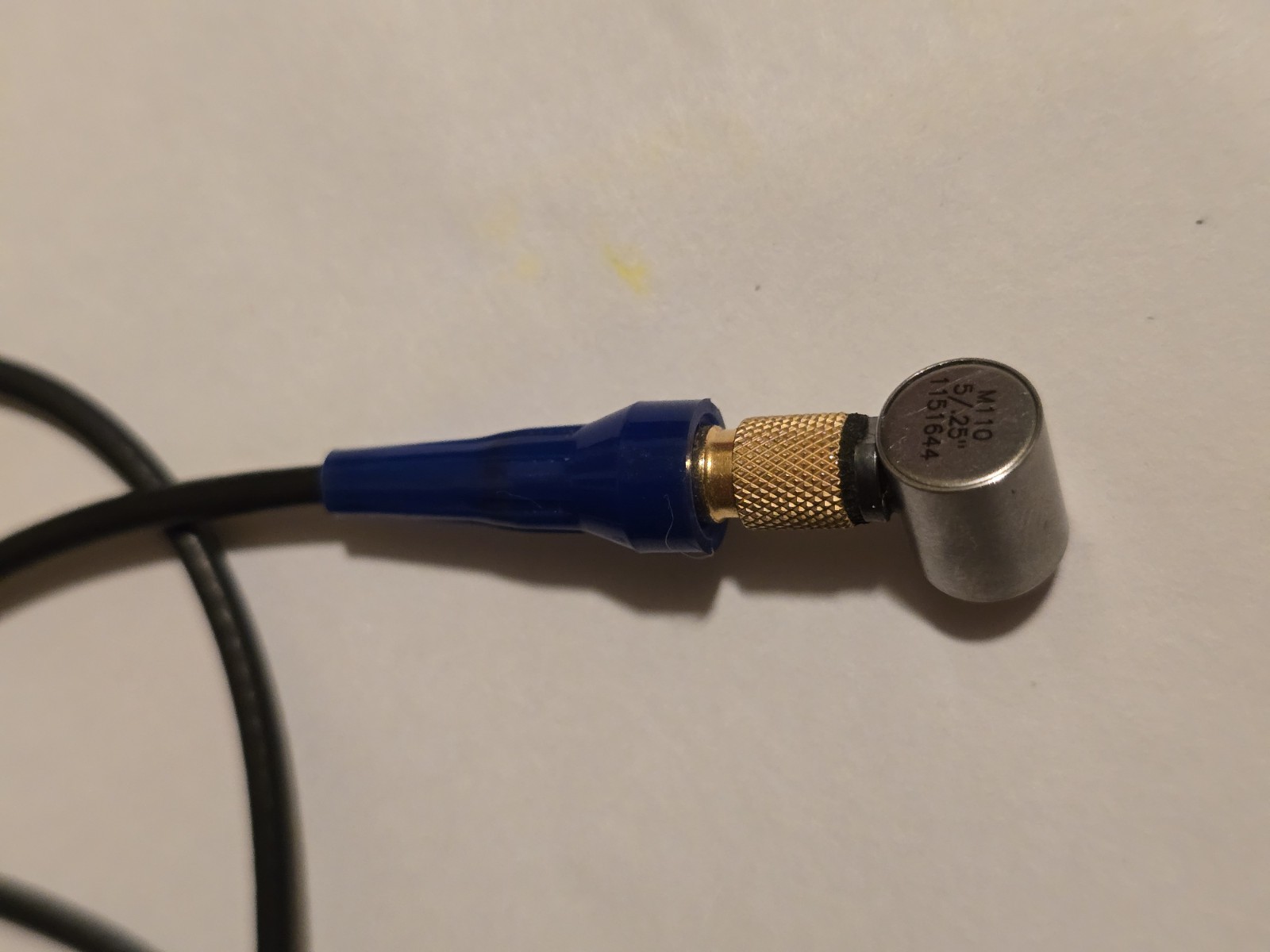 Olympus Panametrics M110 5MHz 0.25″ Ultrasonic Transducer Probe + Olympus LCM-74