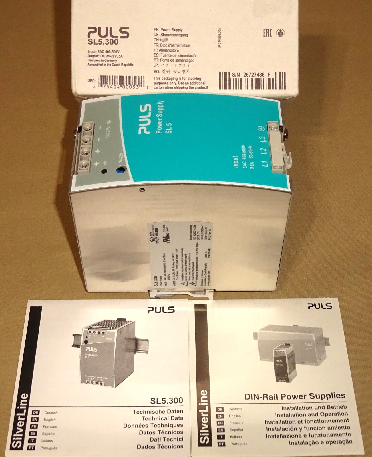 PULS SL5.300 Power Supply NEW