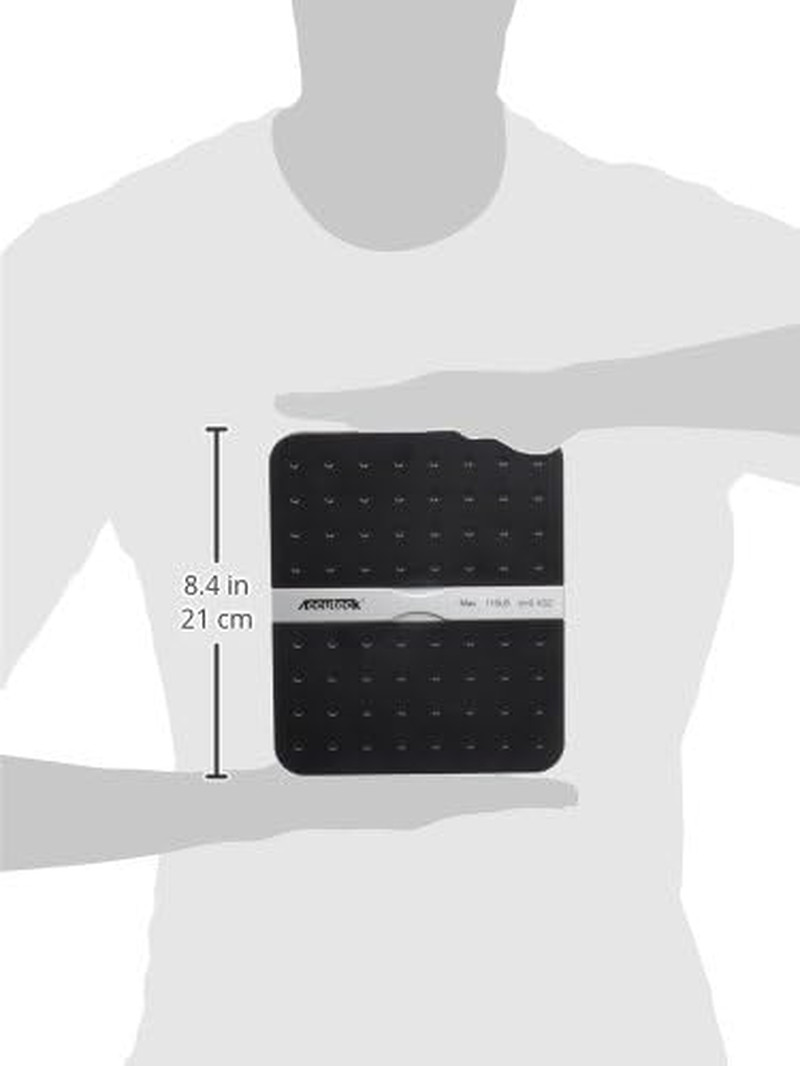Shippro 110Lbs X 0.1 Oz. Digital Shipping Postal Scale, Black (W-8580-110-Black)