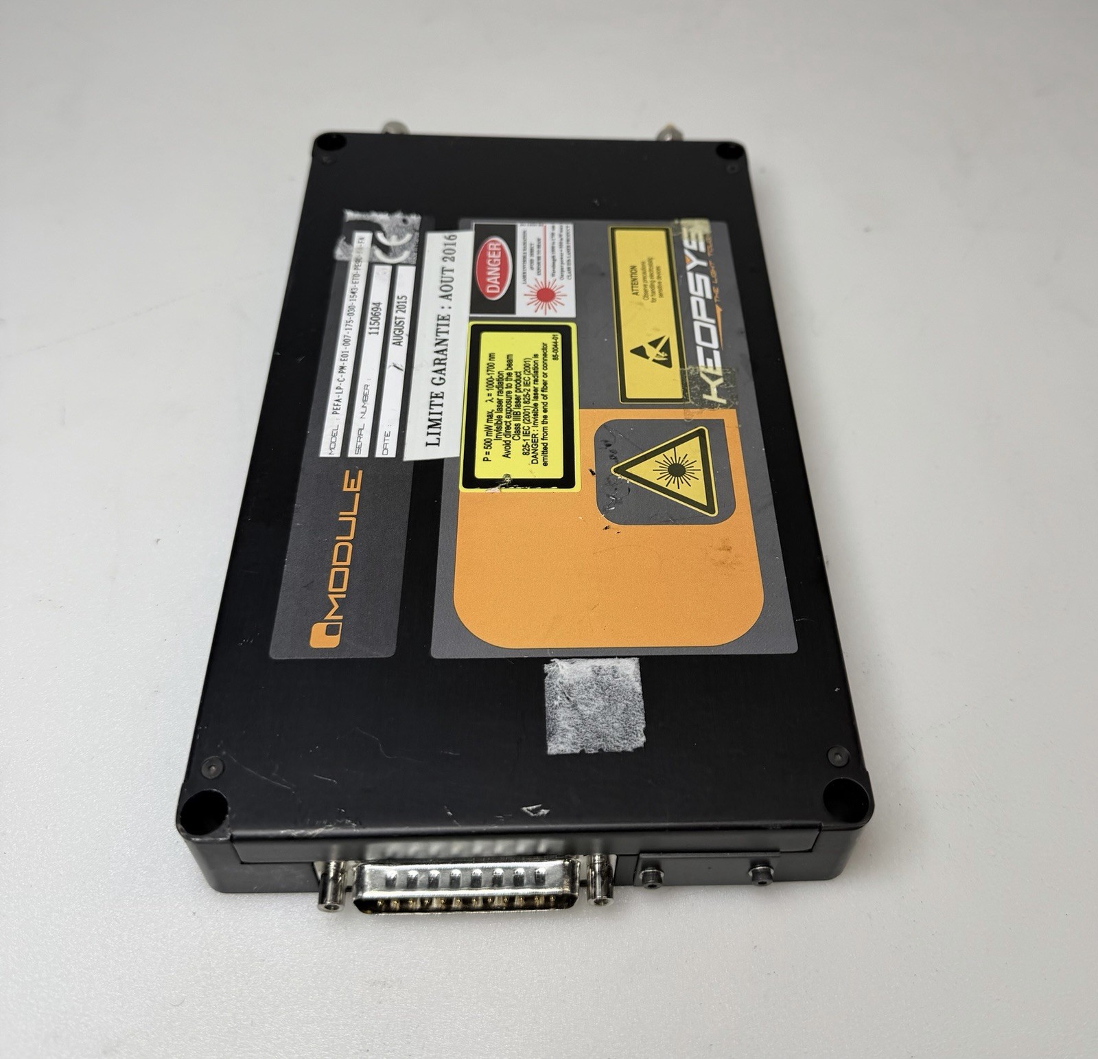 Keopsys Optical Module Fiber Laser Amplifier PFEA-LP-C-PM – Not Tested