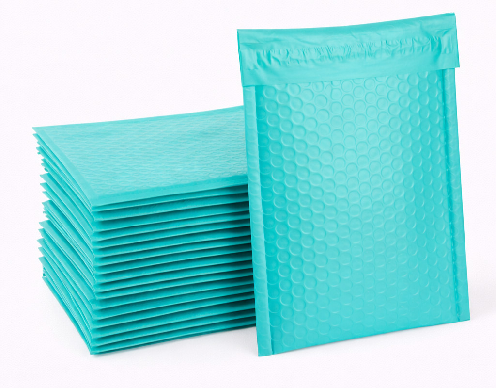 Teal Poly Bubble Mailers #2 8.5×12 Padded Shipping Envelopes Self Seal Bags