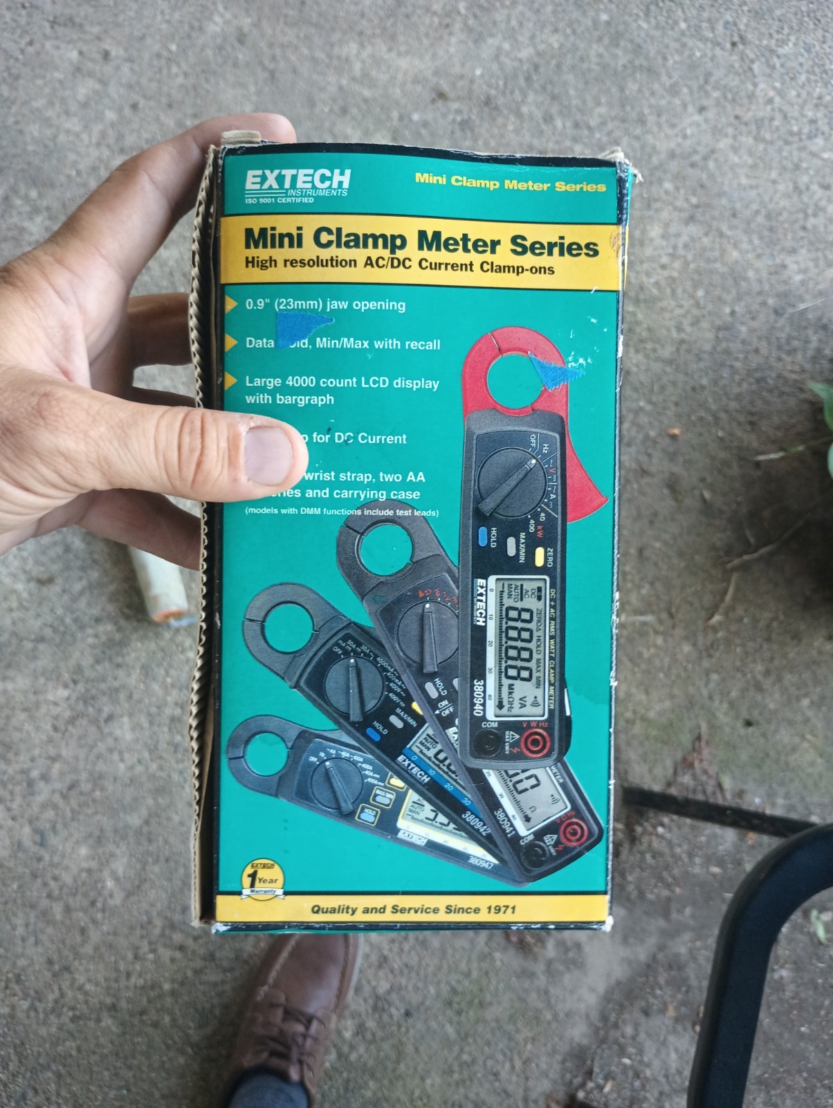 Extech 380947 400A True RMS Clamp MultiMeter VGC