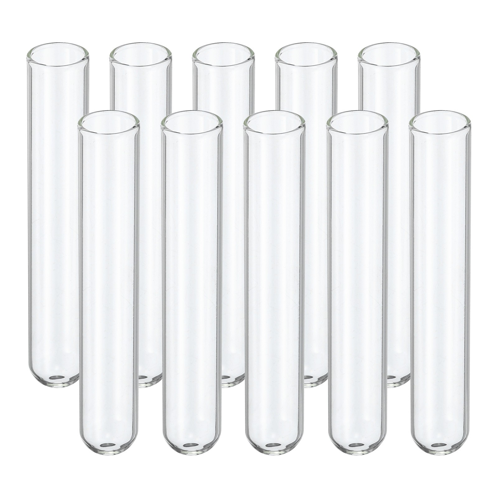 10ml Test Tubes, 20pcs 3.94×0.63in Glass Test Tube Containers