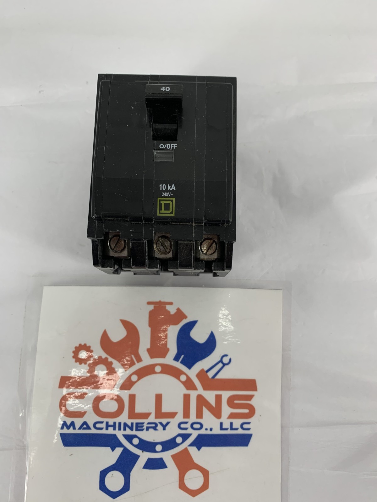 Square D QO340 40A 3P 120/240VAC Plug-On Miniature Circuit Breaker