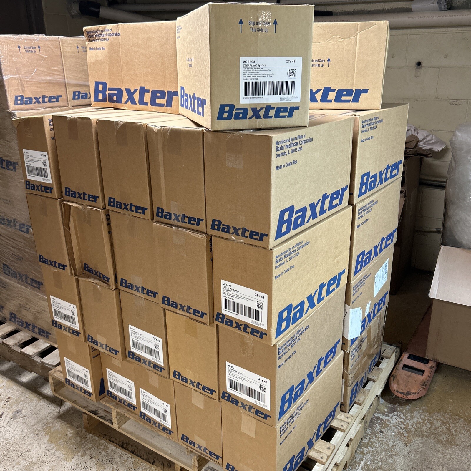 Baxter 2C8593 Continu-Flo Solution Set Clearlink System – 48/Case