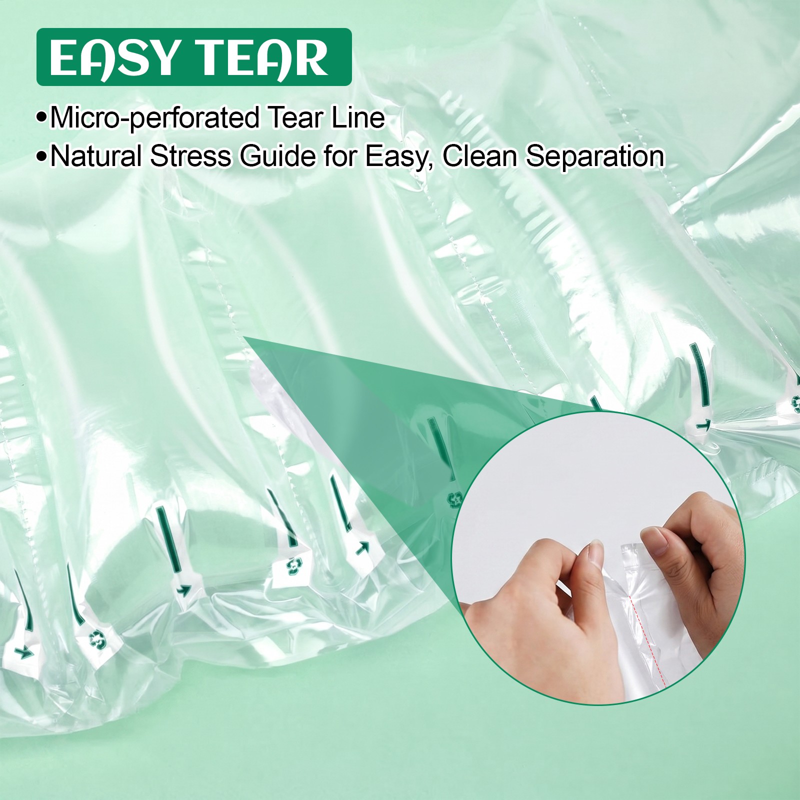 400 Count Air Pillows with Pump 50 Gal Inflatable Air Cushion Bags For Shipping