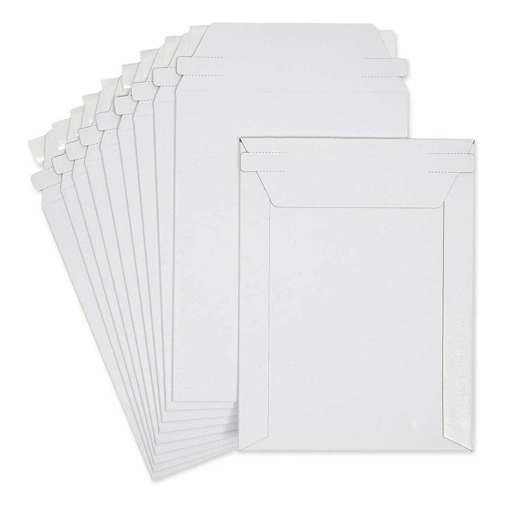 Photo Mailers Flat Document Self Seal Cardboard Shipping Envelope 6×8 7×9 9×11.5