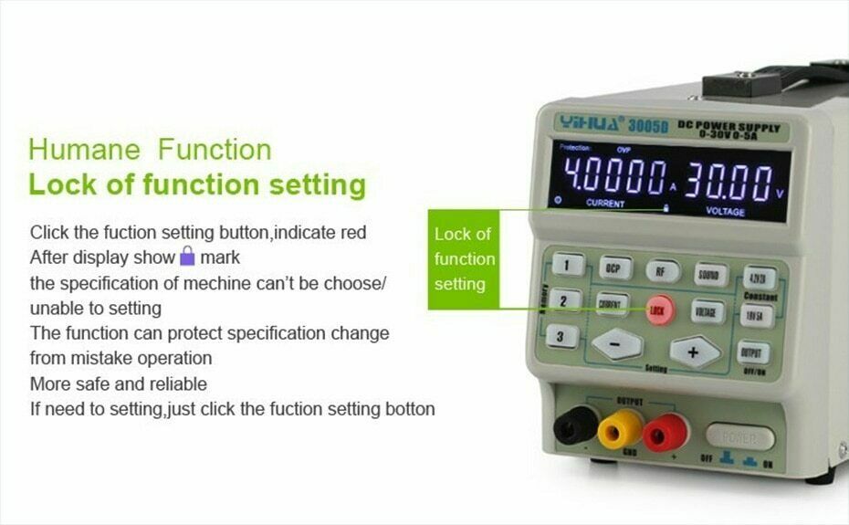 3005D 5A 30V DC power supply adjustable power supply digital program control