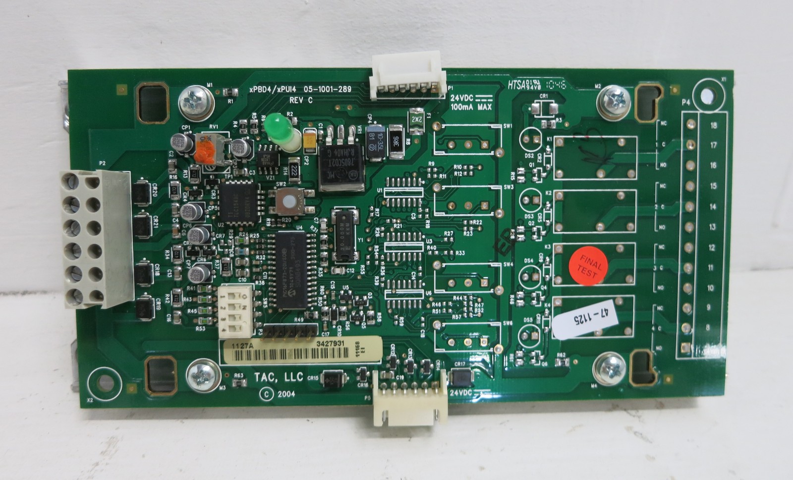 Andover Continuum xPUI4 Universal Input Expansion Module Infinet TAC 05-1001-289