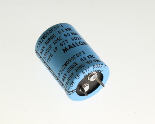 (25pcs) 3300uF 50V DC Radial Snap In Mount Electrolytic Capacitor 50VDC 3300mfd