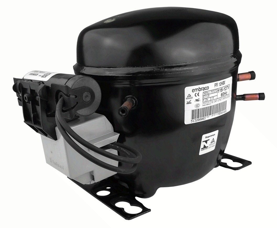 Embraco Ffi12hbx1 Refrigeration Compressor R134A High Efficiency Compressor 115V