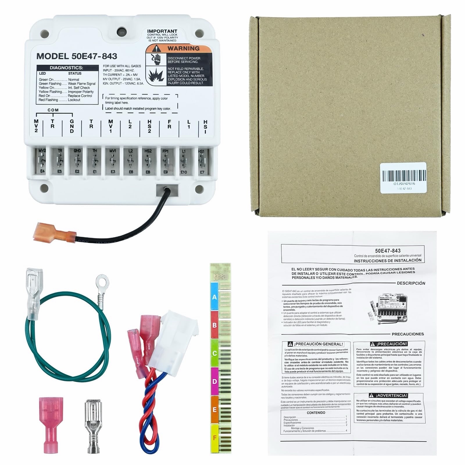 White-Rodgers 50E47 843S1 Univ Hsi Ignition Mod