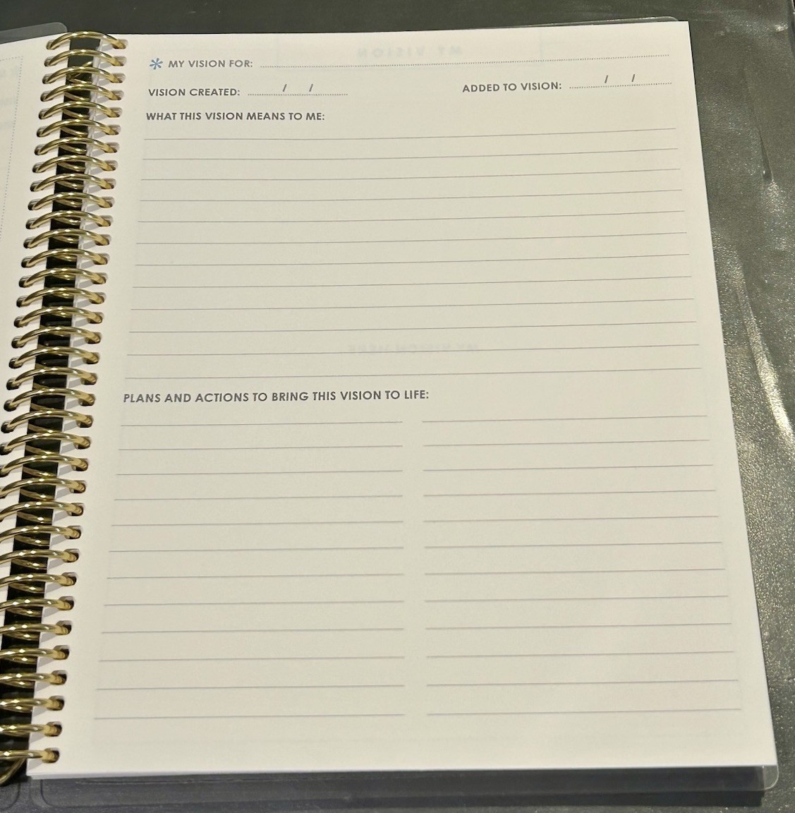 New Erin Condren Vision Journal Notebook