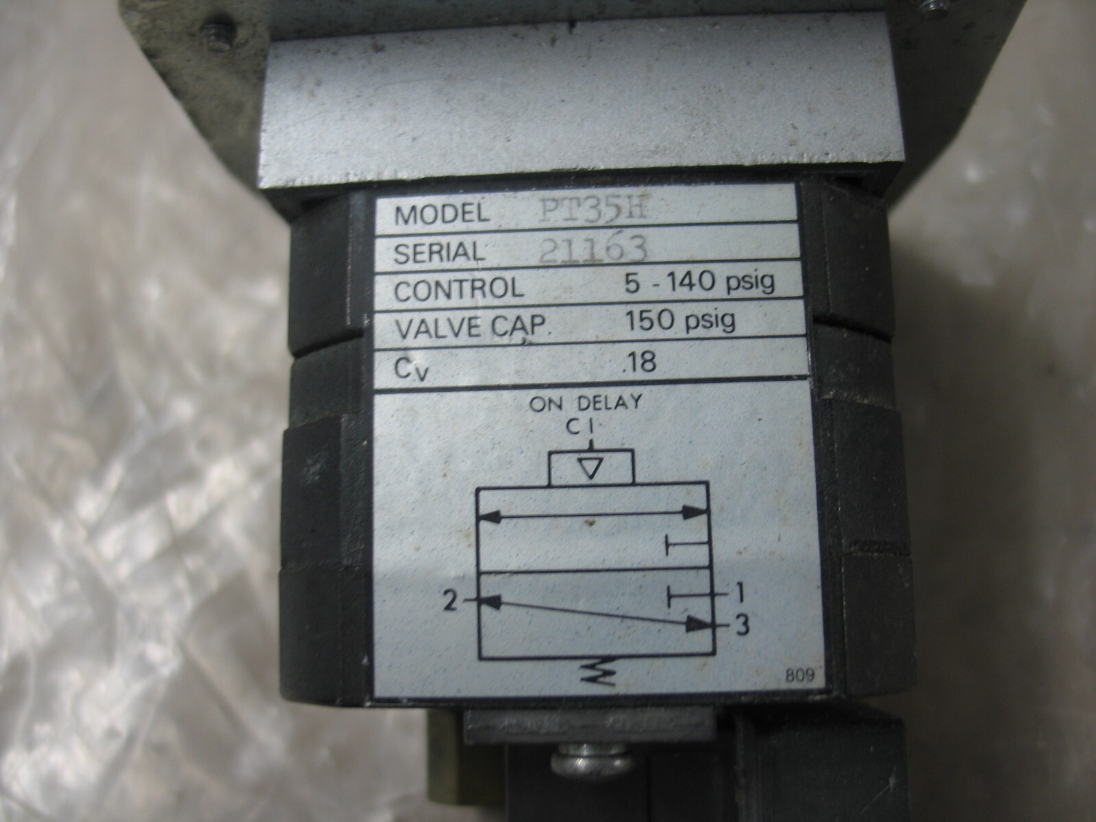 NEW KUHNKE /AGASTAT PT35H PNEUMATIC TIMER 0-30MIN ON DELAY 5-140PSI P9710