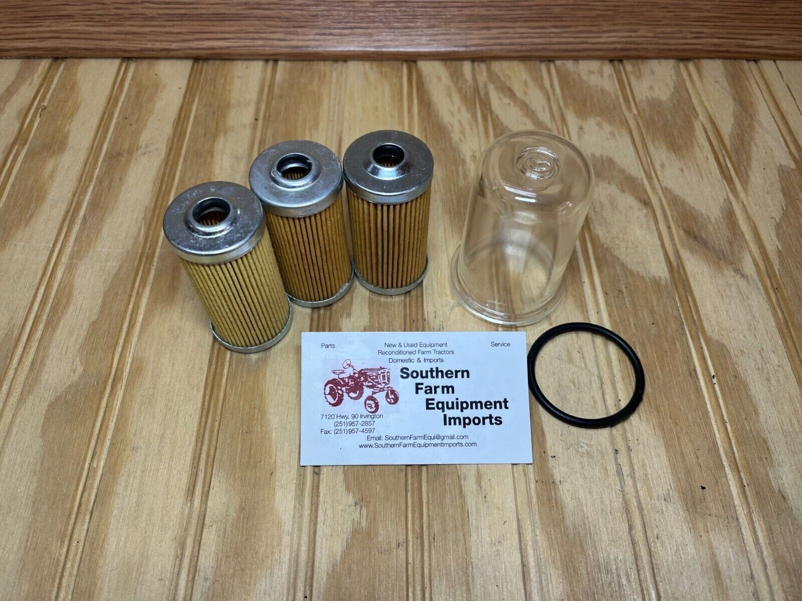FUEL FILTER KIT FOR MASSEY FERGUSON 5 PIECE KIT ,1010,1020,1030,1210,1220 & MORE