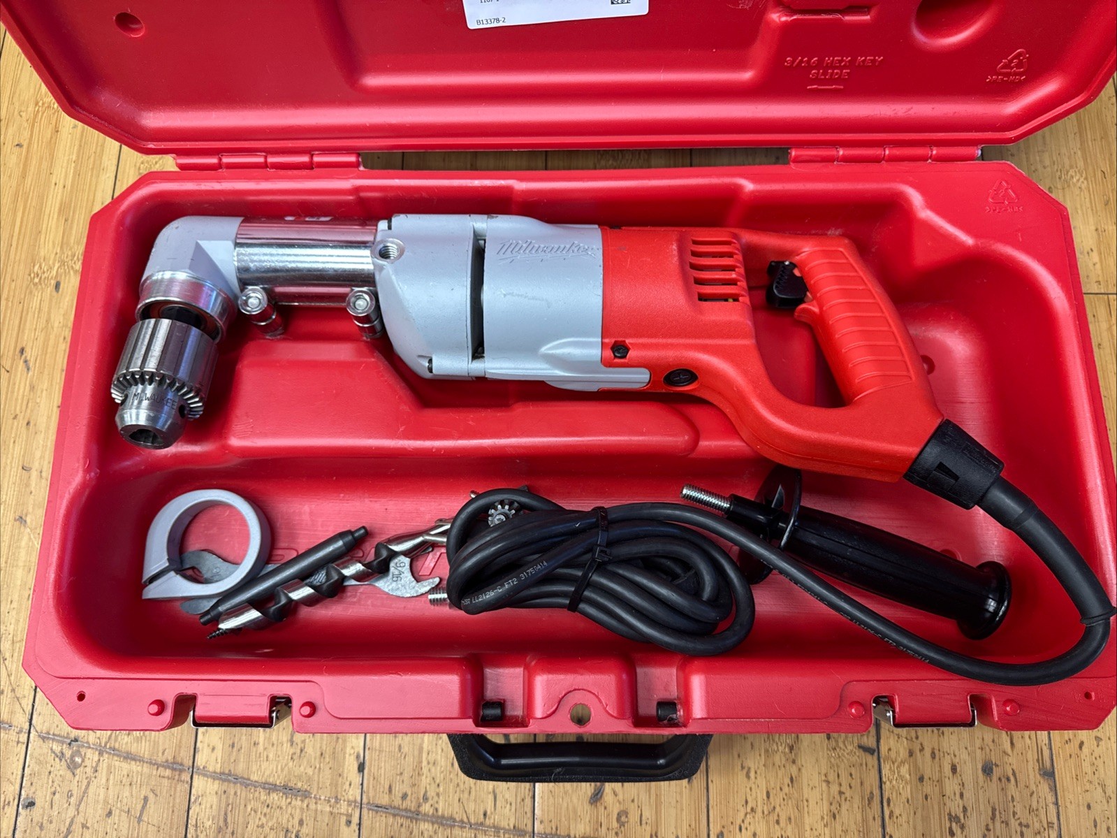 Milwaukee 1107-1 RIGHT ANGLE Drill Excellent Condition