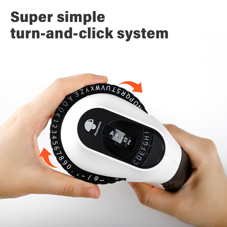 Phomemo Embossing Label Maker with 5 Label Tapes | Organizer Xpress, Pro Label