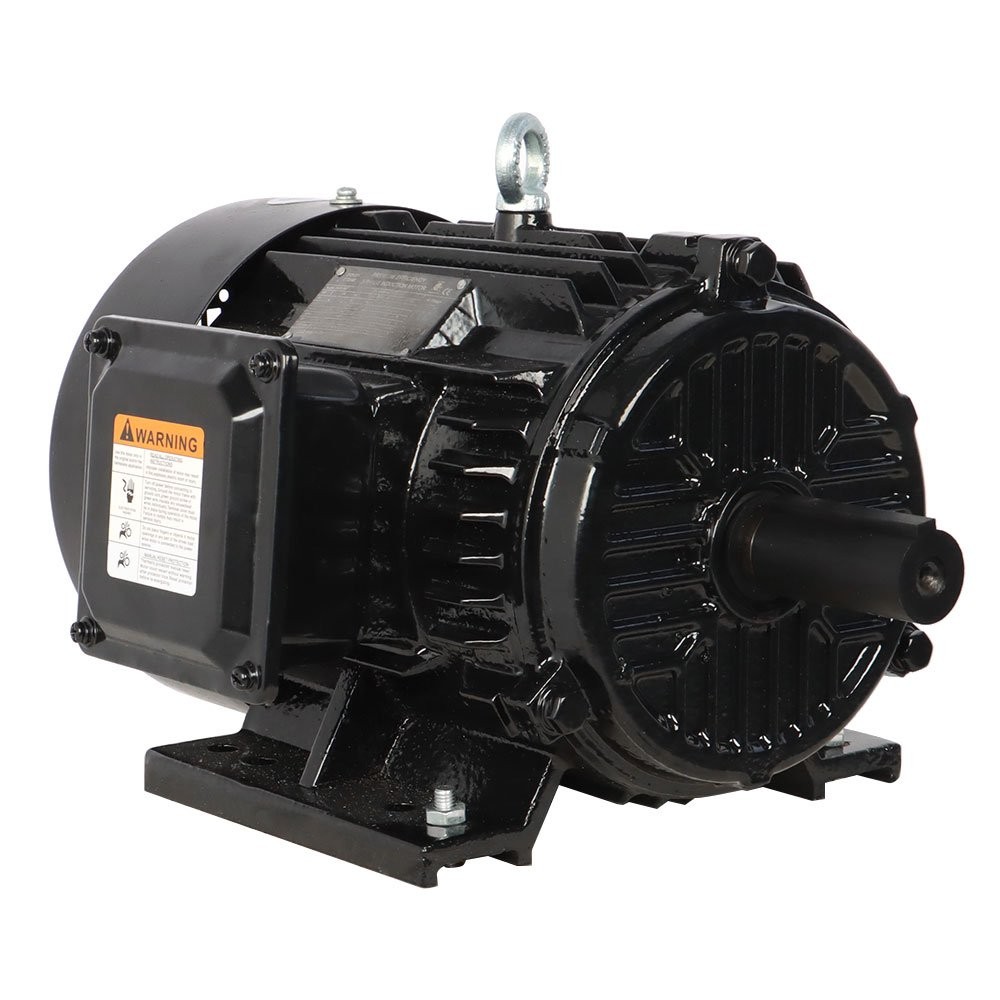 5 HP 3 Phase Electric Motor 1800 RPM 184T Frame TEFC 230/460 Volt Severe Duty