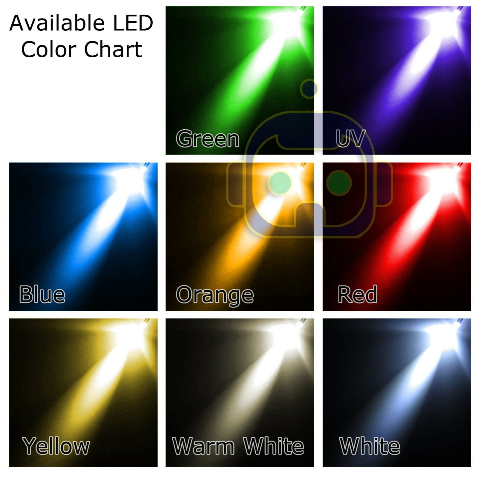 1.8mm 3mm 5mm 10 Pre Wired LED Cabled DC9-12V Diffused Lights Emitting Diodes