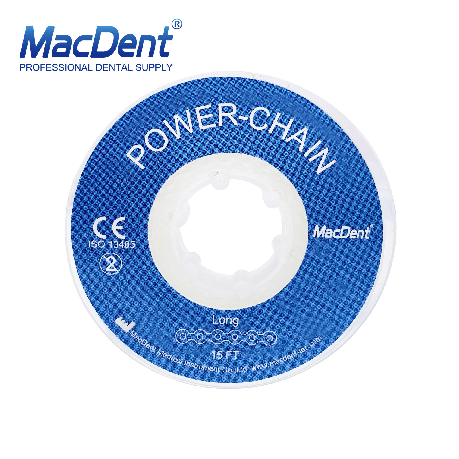 Dental Orthodontic Elastic Ultra Power Chain Rubber Bands Continuous/Short/Long