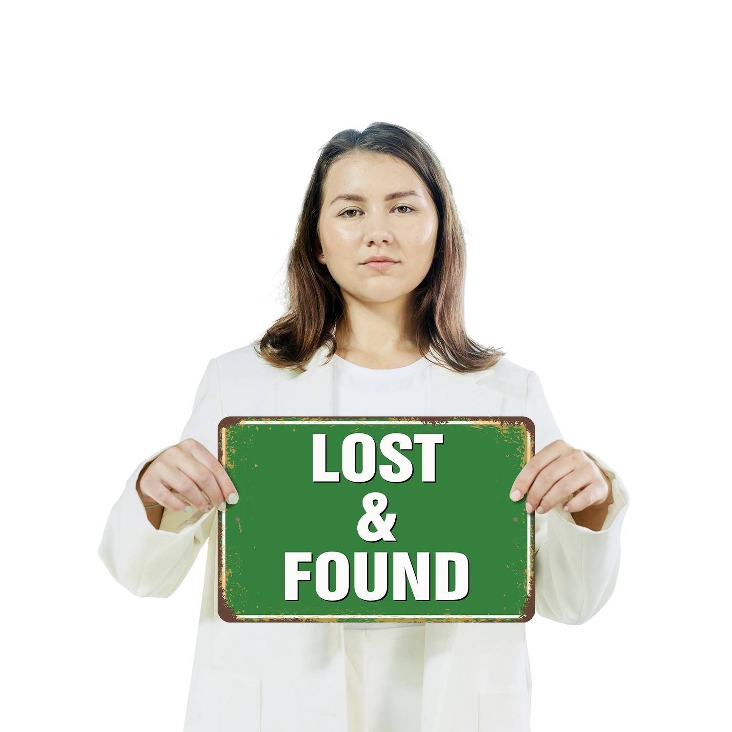 Lost And Found Street Sign If Lost Return Here Durable Perfect for Lobbies