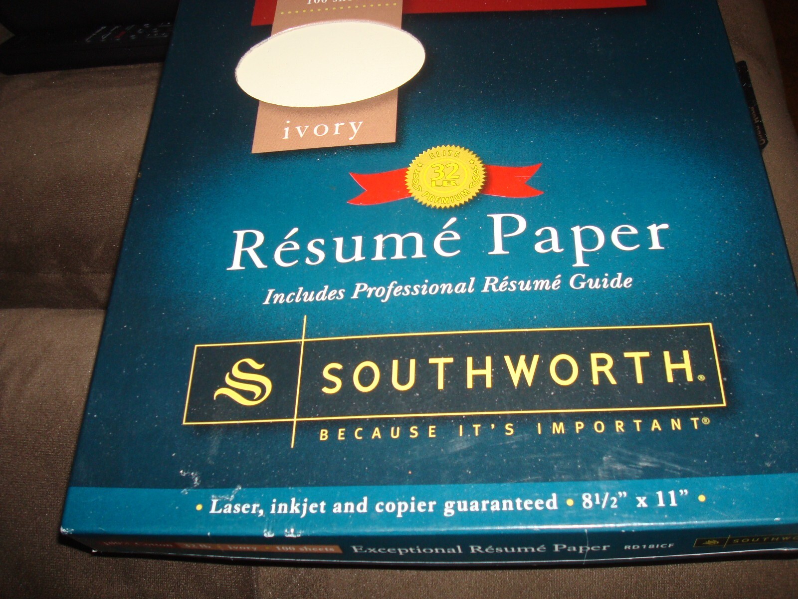 SOUTHWORTH IVORY RESUME PAPER 32LB