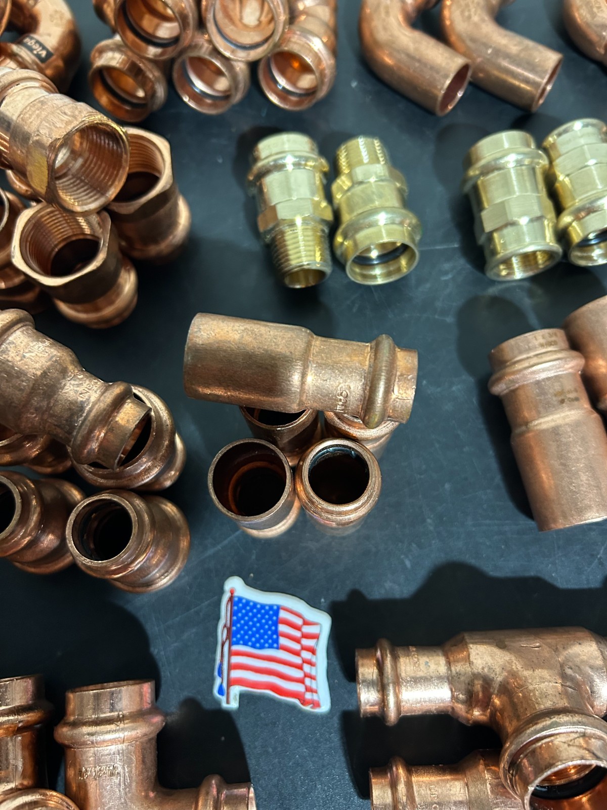 PROPRESS NIBCO VIEGA COPPER PRO PRESS FITTINGS 3/4″ NIB. MADE IN USA QTY 71