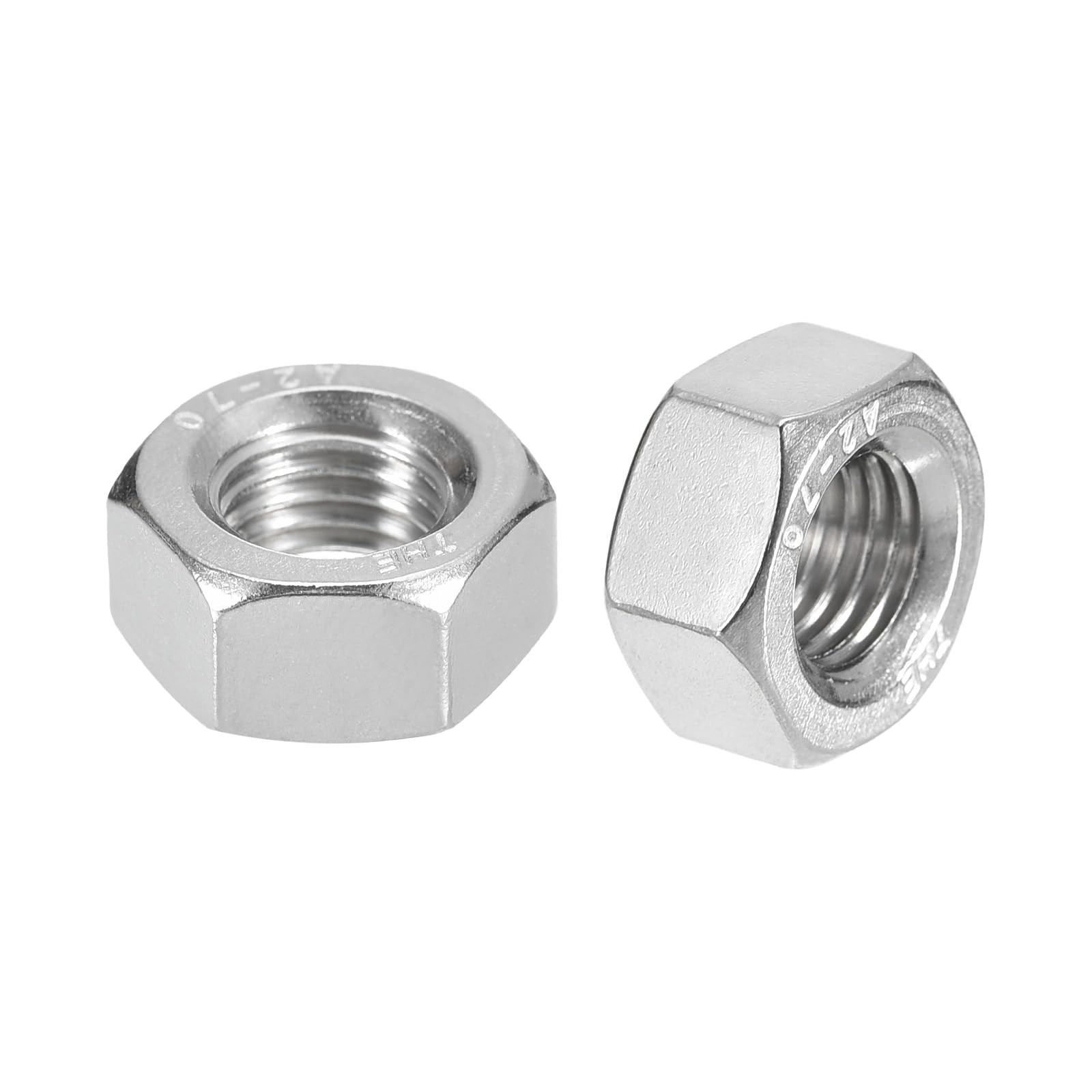 METALLIXITY Hex Nuts M12x1.25mm 10Pcs, 304 Stainless Steel Metric Fine Thread…