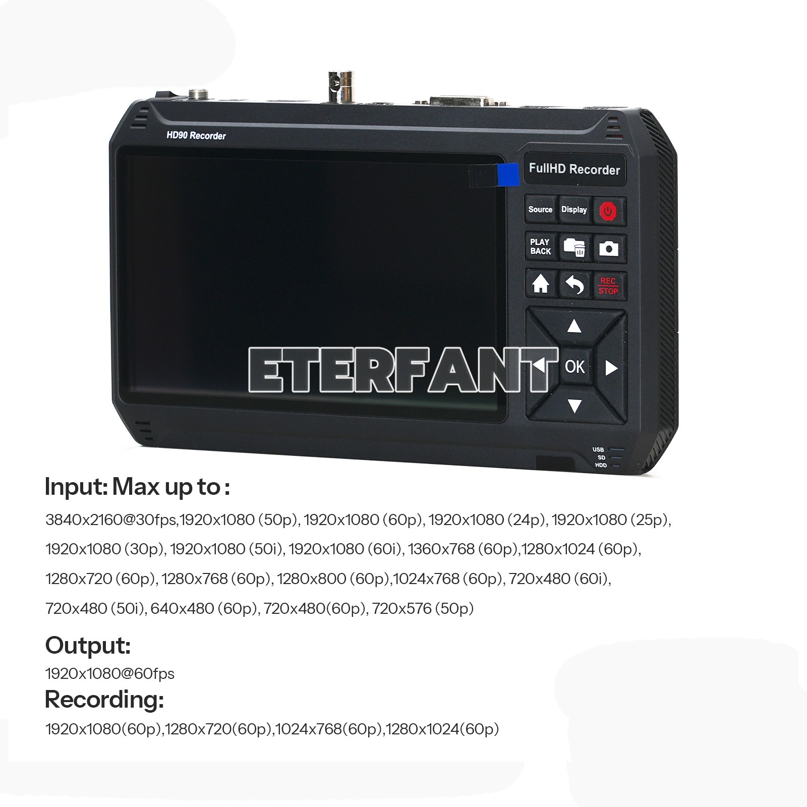 1080p 60Hz HD90 Portable Medical Surgical Recorder for Laparoscopy and Endoscopy