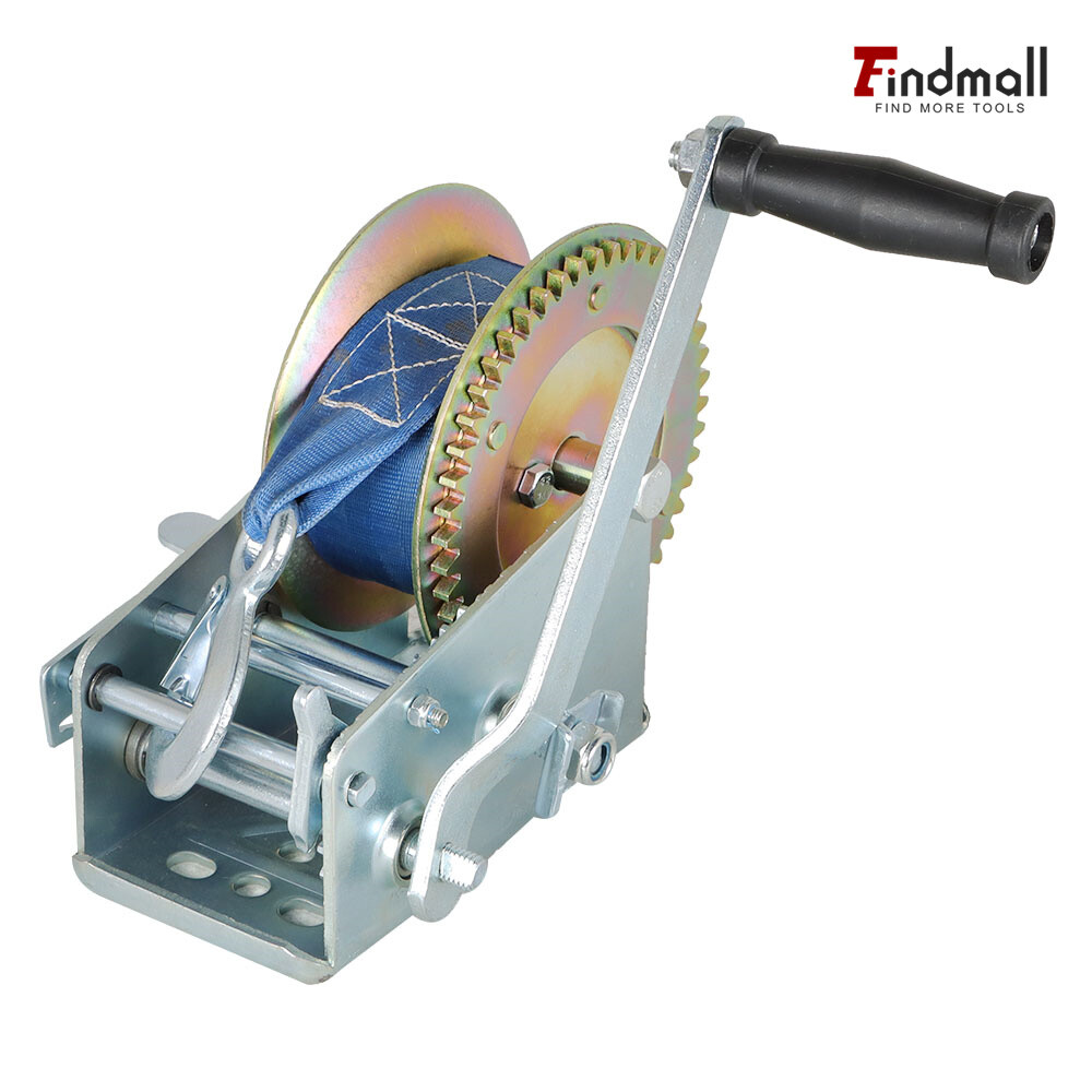Findmall 3500 lbs Hand Winch & Boat Trailer Crank Winch With 10 m Strap Winch