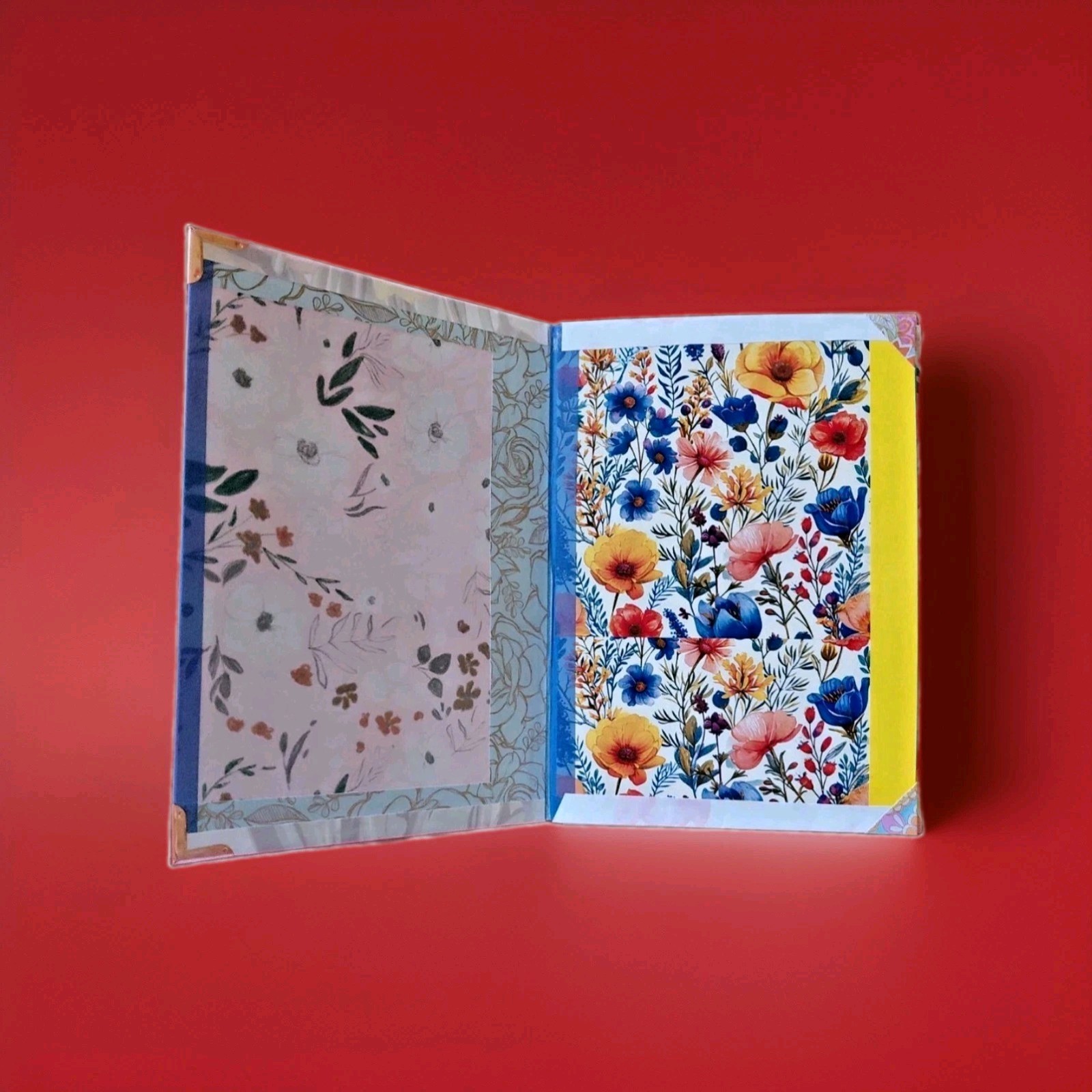 Naked Junk Journal 32 pages Handcrafted Eco-Creation with All of the Colors qs