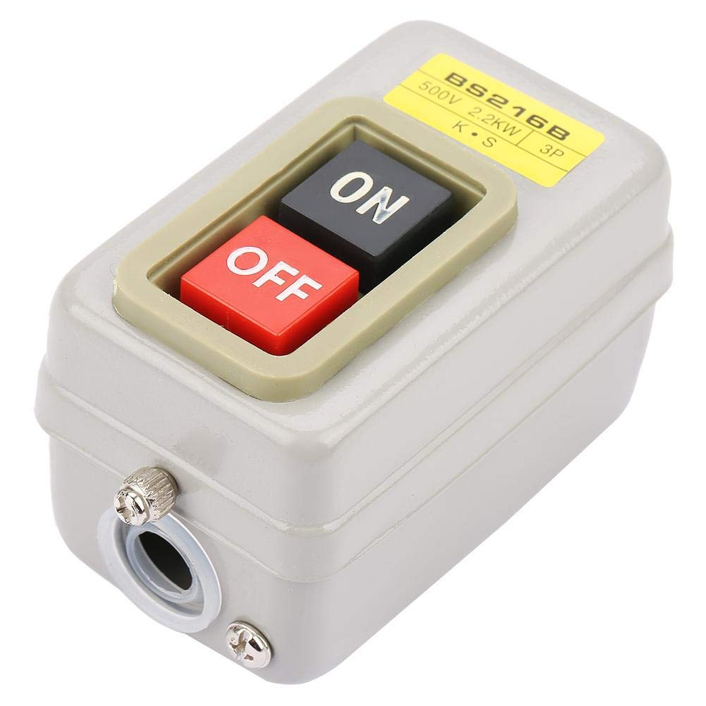 110/220/380V Push Button On/Off Start Stop Switch for 3 Phase Equipment