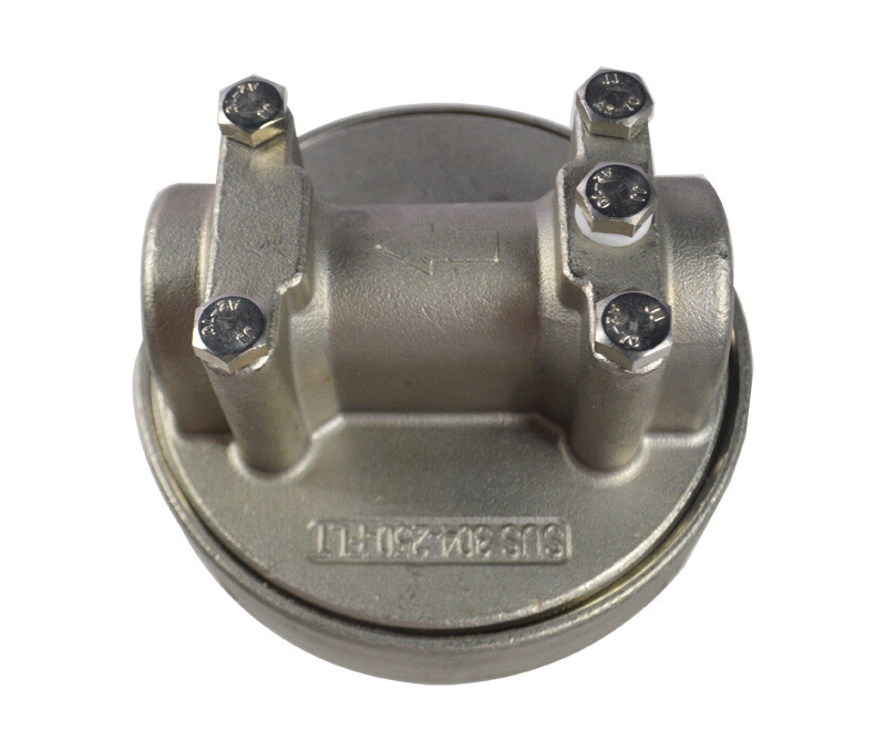 Heavy-duty Filter Housing for 10″ L Cartridges 1″ NPT w/ Bracket 304 SS